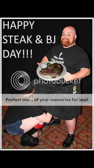 Steak and a BJ Day': The Short, Stupid History of the Holiday. steak blowjob day Liverpool restaurant weirdly promotes Steak and Blowjob Day.