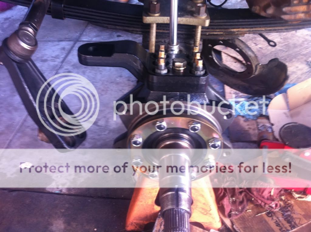 Built Toyota front axle SoCal Pirate 4x4